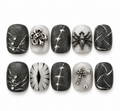 Moonlit Mystery - Short Round Gothic Press - On Nails