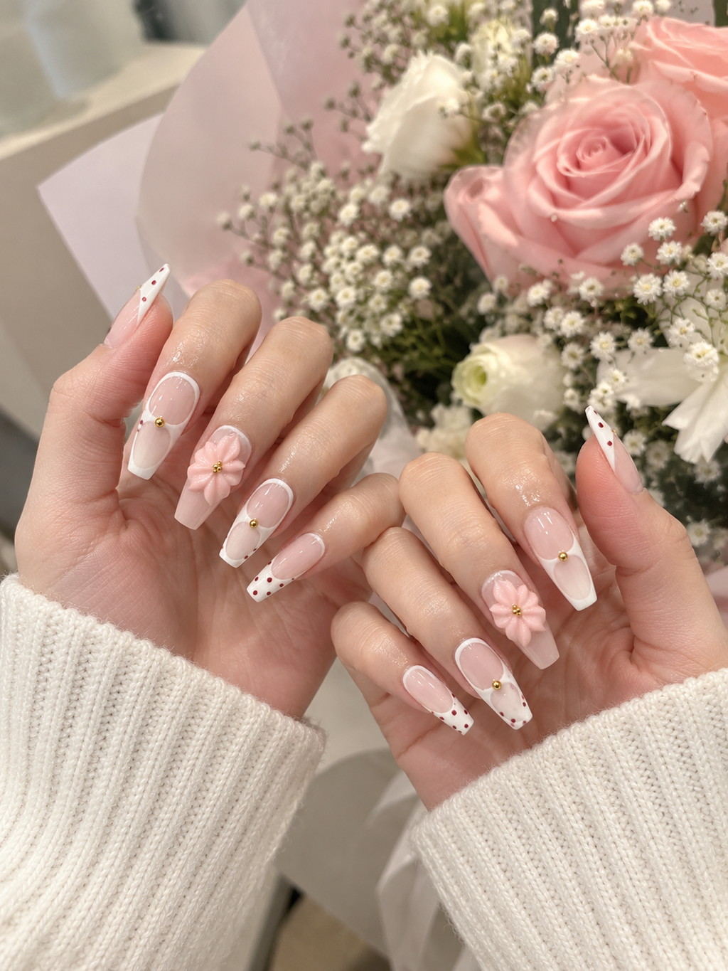 Blush Blossom Press - On Nails