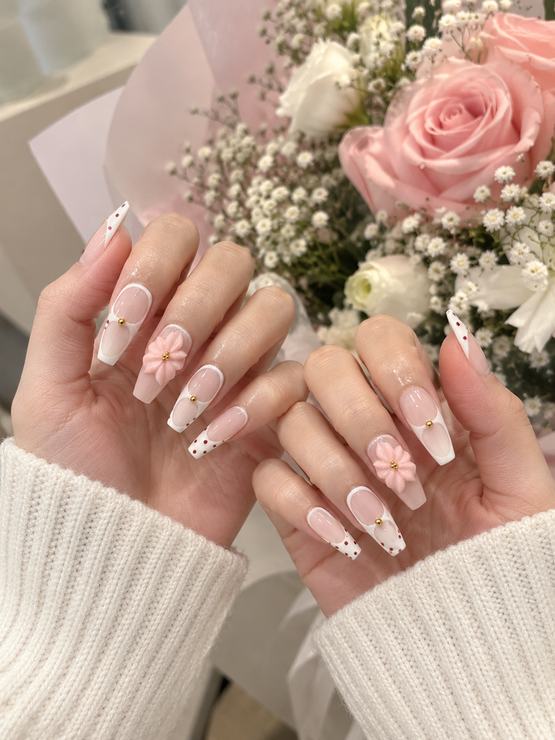 Blush Blossom Press - On Nails
