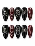 Haunted Velvet - Gothic Halloween Press-On Nails
