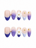 Violet Bloom | Purple Floral Nails
