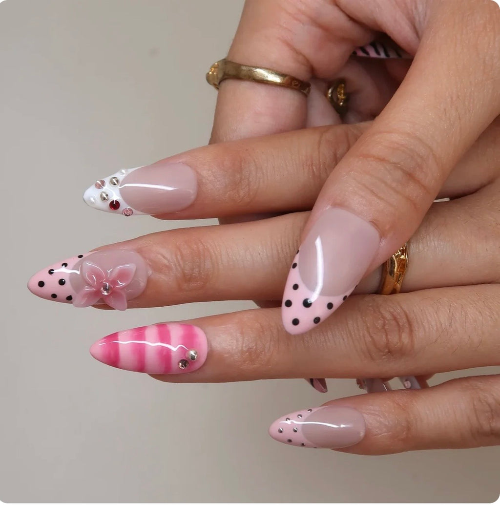 Polka Dot 3D Flower 